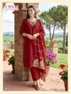 Nargis Vol 3 By Ossm Roman Silk Kurti With Bottom Dupatta